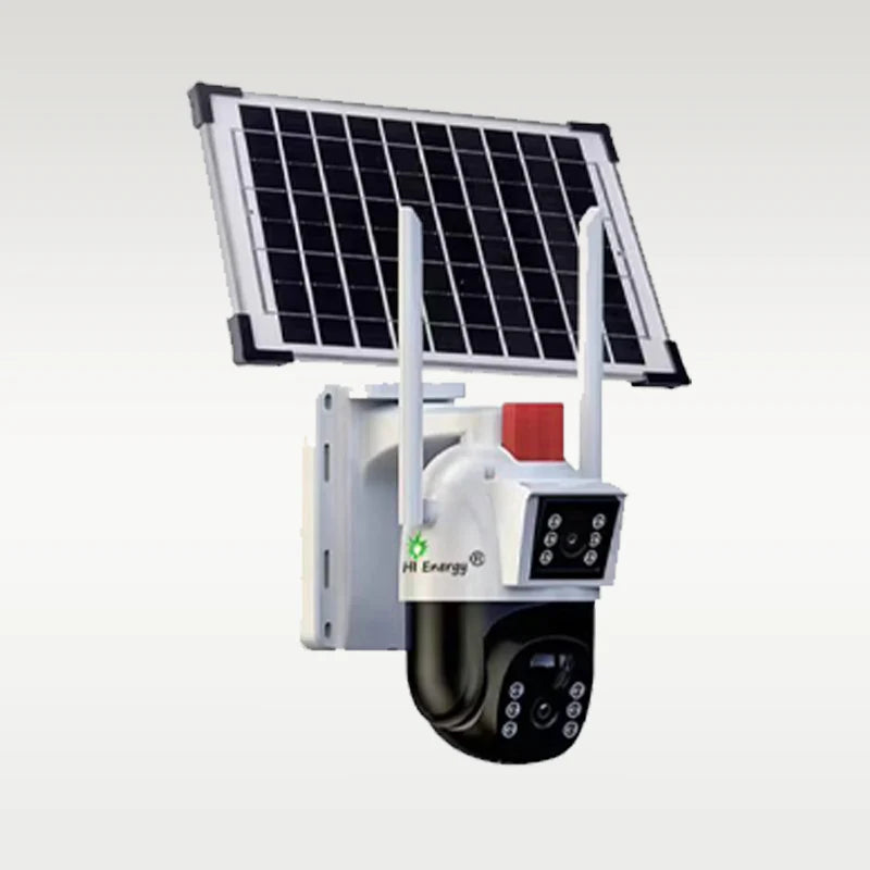 Caméra de Surveillance Solaire 4G Hybride – Double Objectif 4K