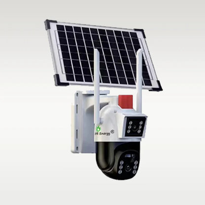 Caméra de Surveillance Solaire 4G Hybride – Double Objectif 4K