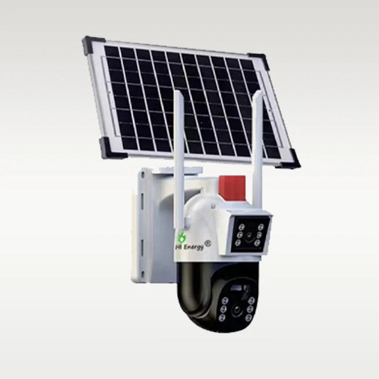 Caméra de Surveillance Solaire 4G Hybride – Double Objectif 4K