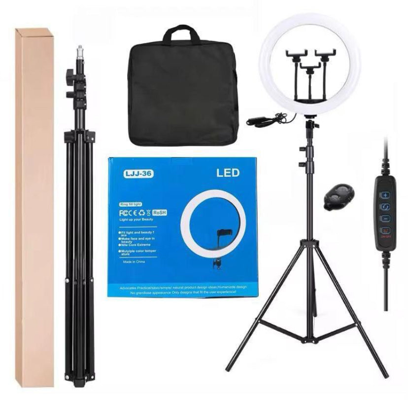 Ring Light lumineux LED LJJ-36 de 14 pouces
